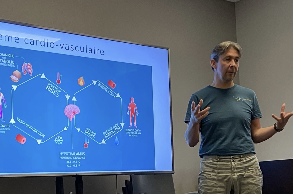 Intervention en salle sur le système cardio-vasculaire et la thermorégulation